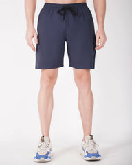 Deta-Dry Men's Active Camouflage Print Shorts Blue