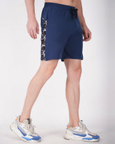 Deta-Dry Men's Active Camouflage Print Shorts Blue