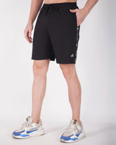 Deta-Dry Men's Active Camouflage Print Shorts Black