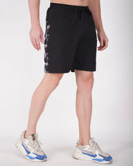 Deta-Dry Men's Active Camouflage Print Shorts Black