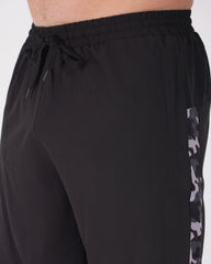 Deta-Dry Men's Active Camouflage Print Shorts Black