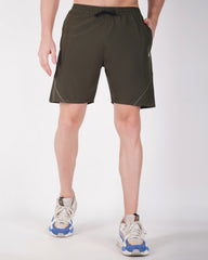 Deta-Dry Men's Active Shorts Olive Green