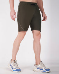 Deta-Dry Men's Active Shorts Olive Green