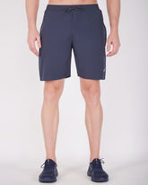 Deta-Dry Men's Active Lining Print Shorts Navy Blue
