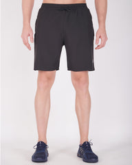 Deta-Dry Men's Active Lining Print Shorts Dark Grey