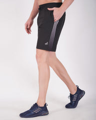 Deta-Dry Men's Active Lining Print Shorts Black