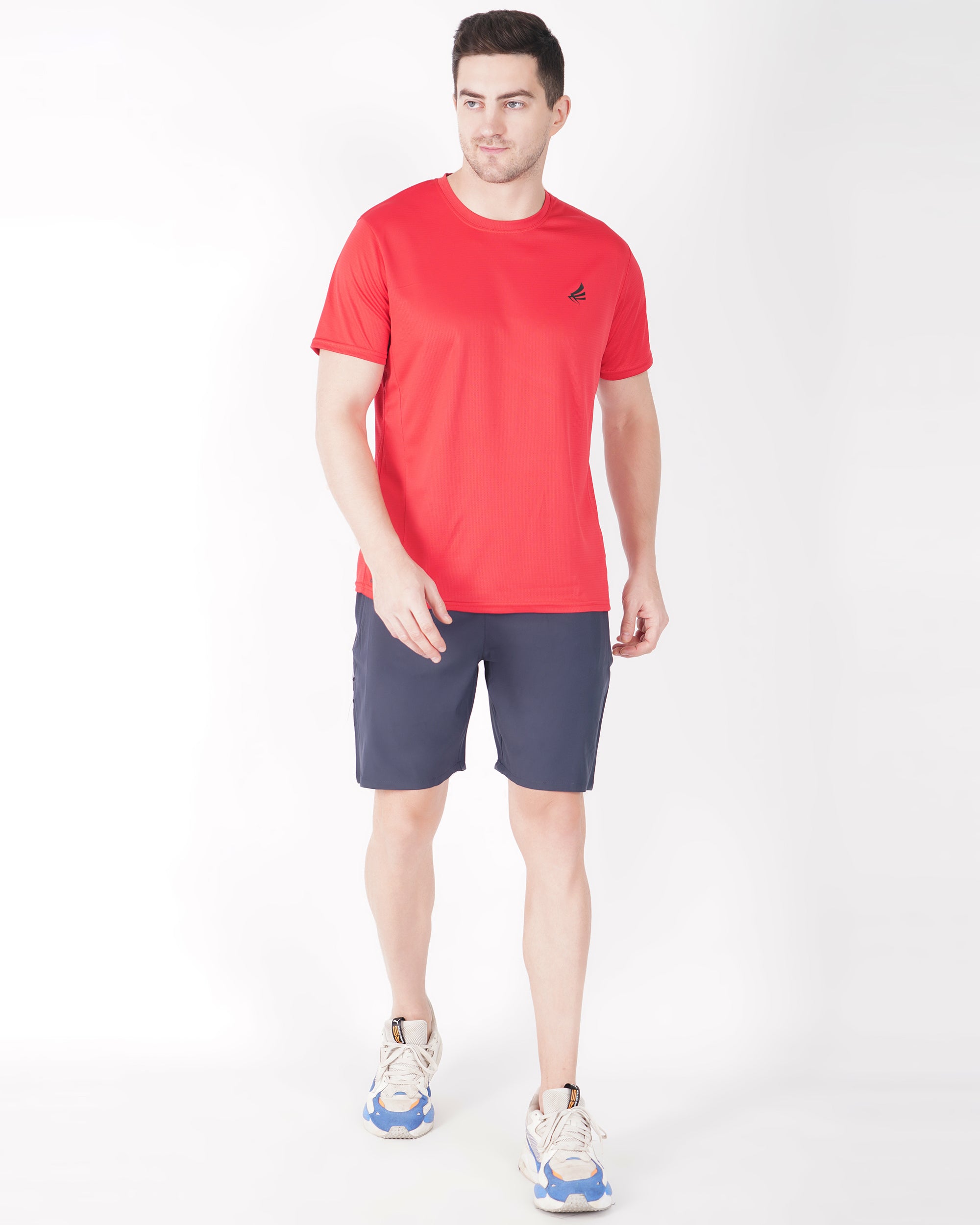 Deta-Dry Men's Active Camouflage Print Shorts Blue