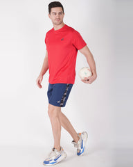 Deta-Dry Men's Active Camouflage Print Shorts Blue