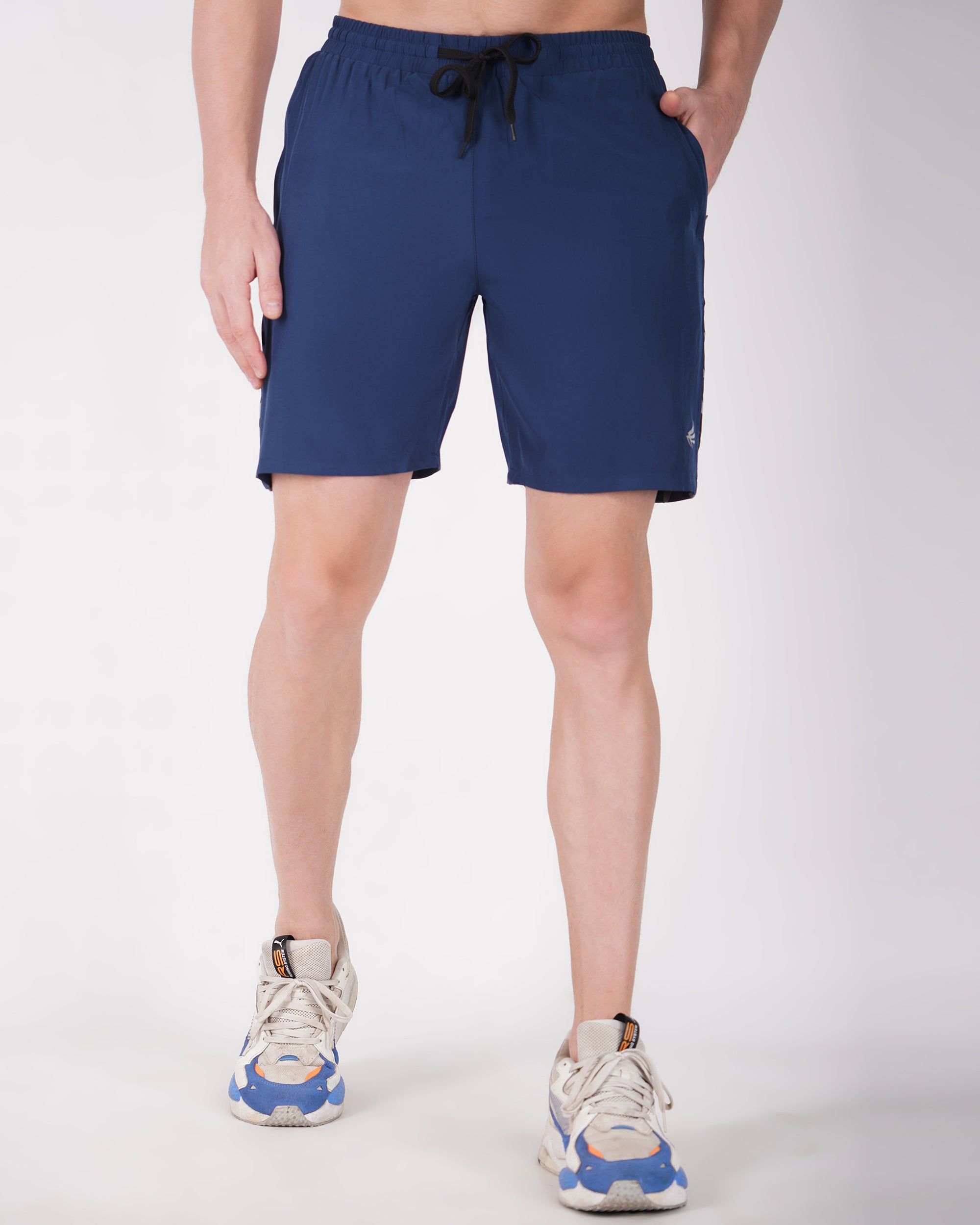 Deta-Dry Men's Active Camouflage Print Shorts Blue