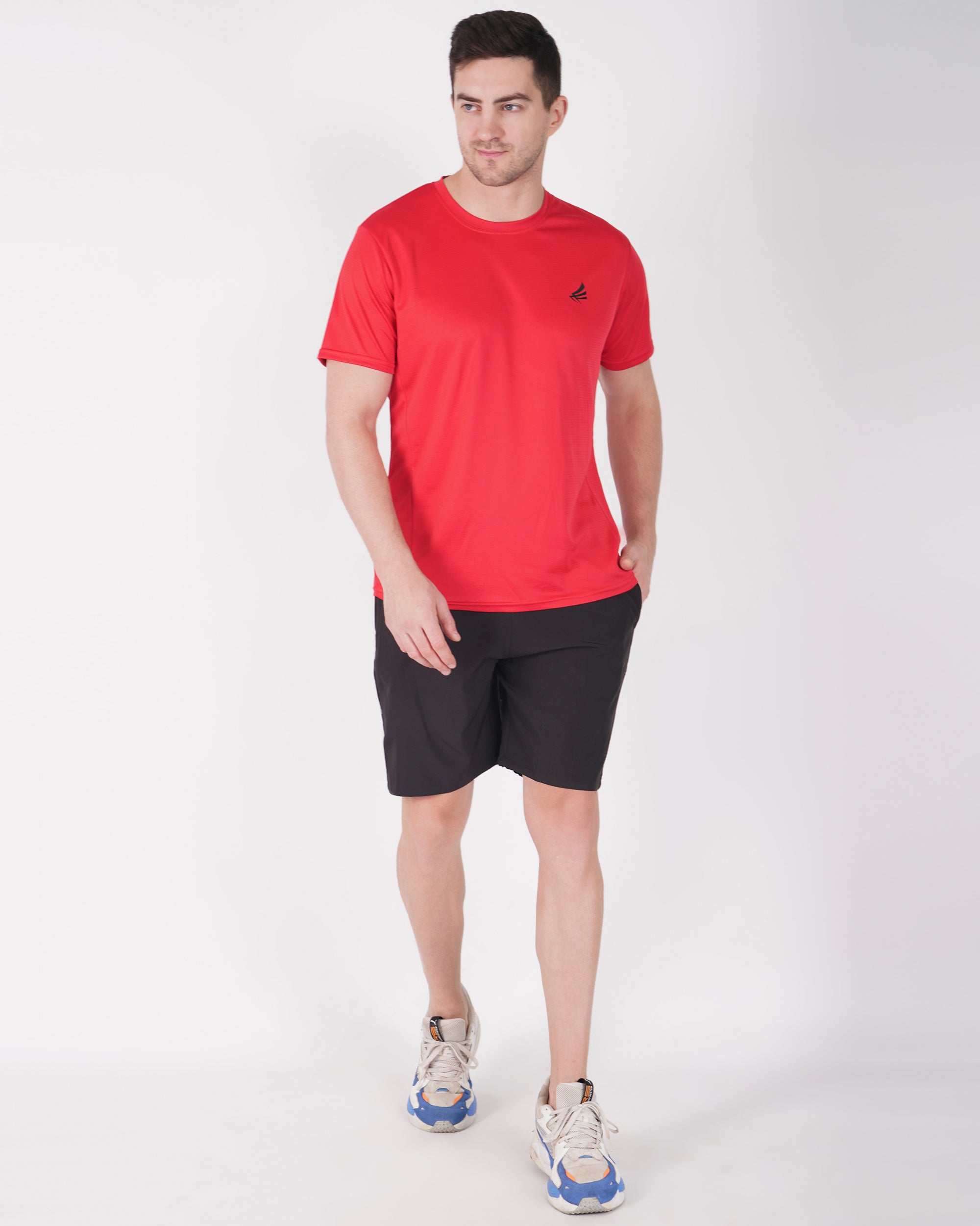 Deta-Dry Men's Active Camouflage Print Shorts Black