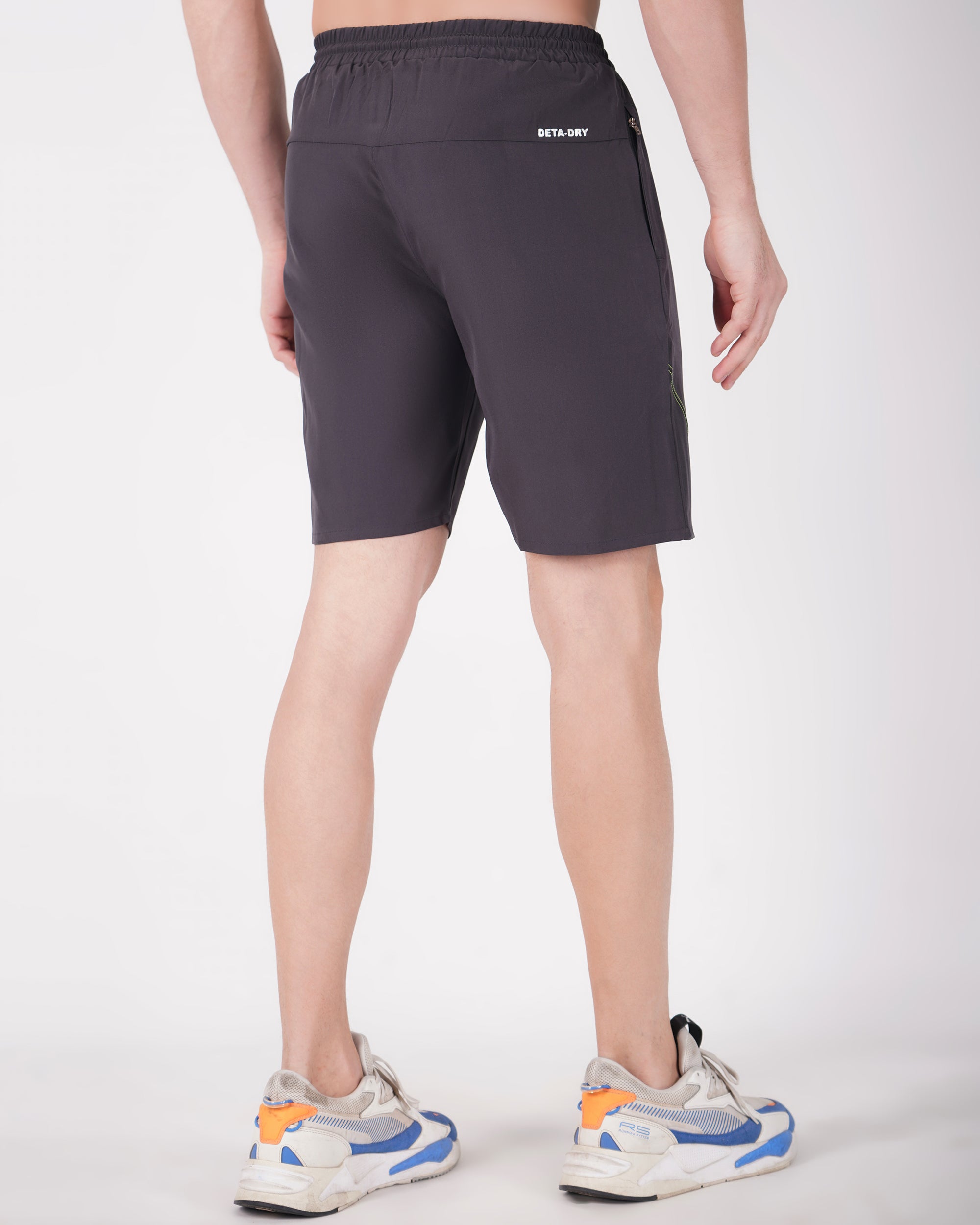 Deta-Dry Men's Active Shorts Grey