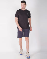 Deta-Dry Men's Active Camouflage Print Shorts Grey